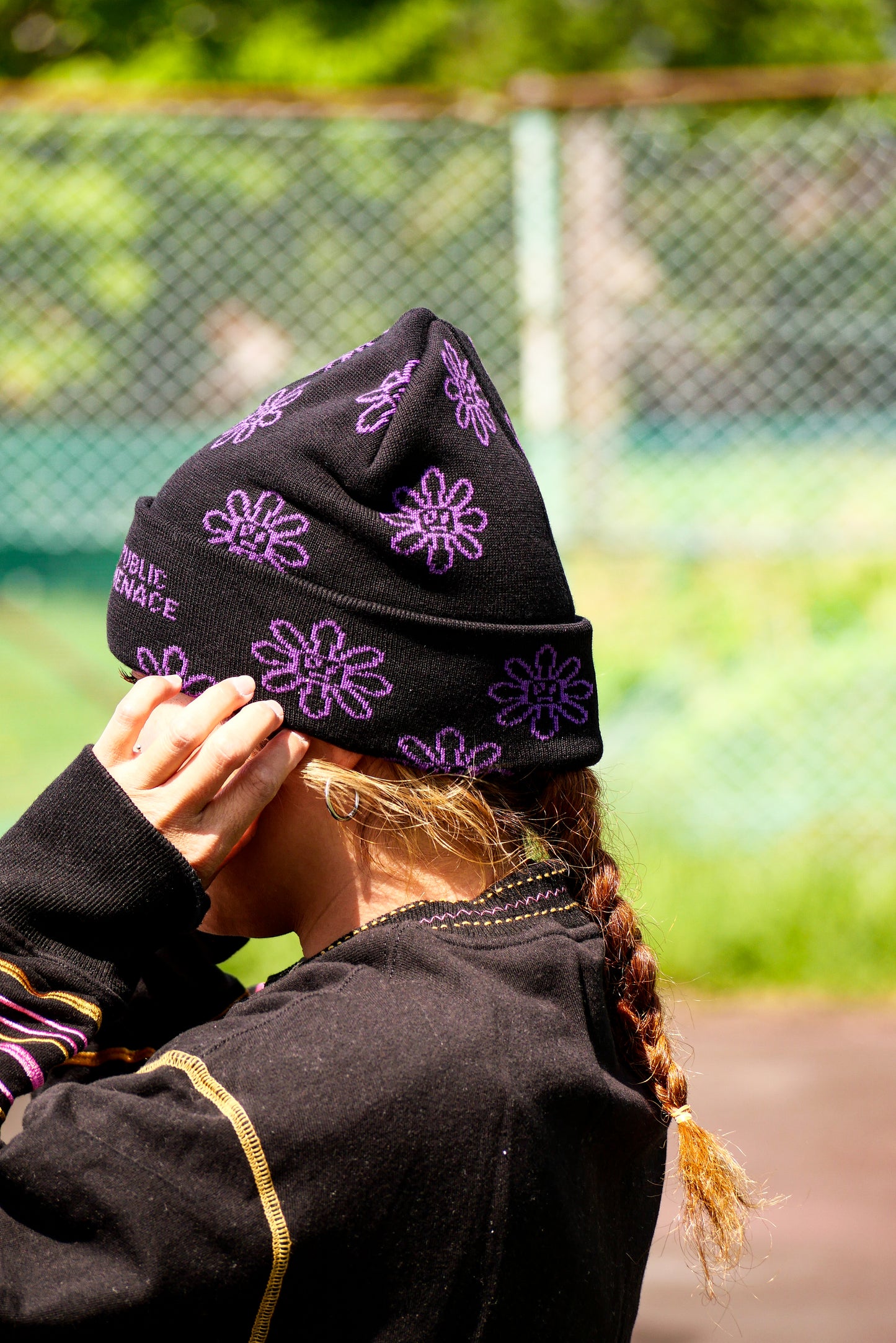 Purple Dazed Beanie