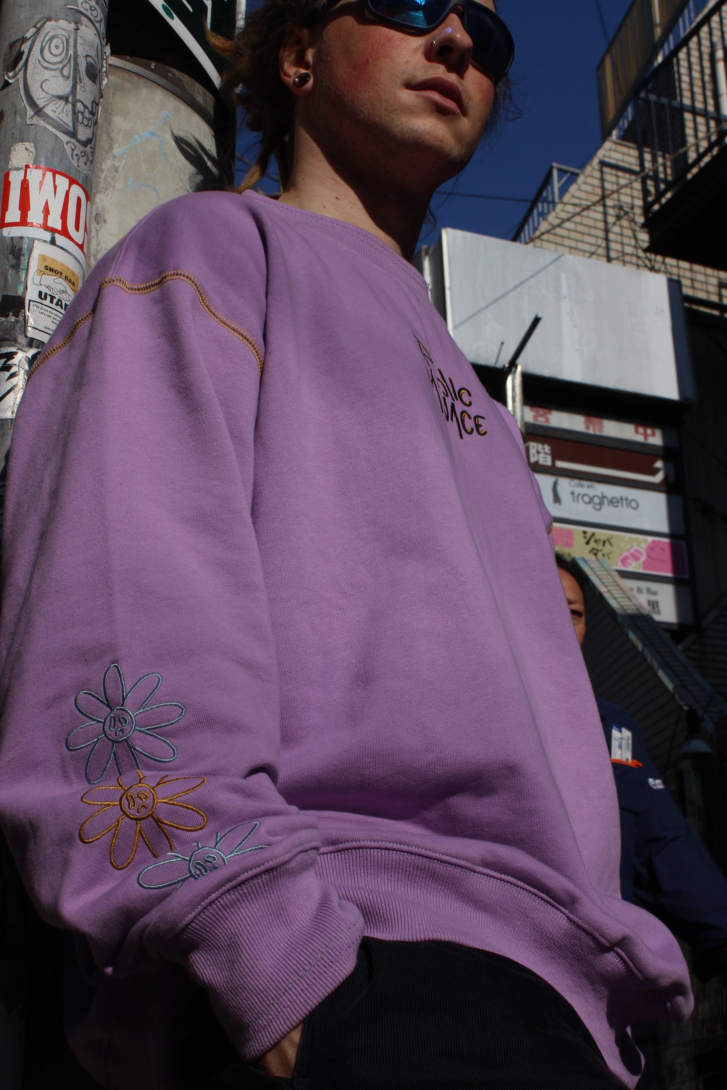Dazed Embroidered Crewneck