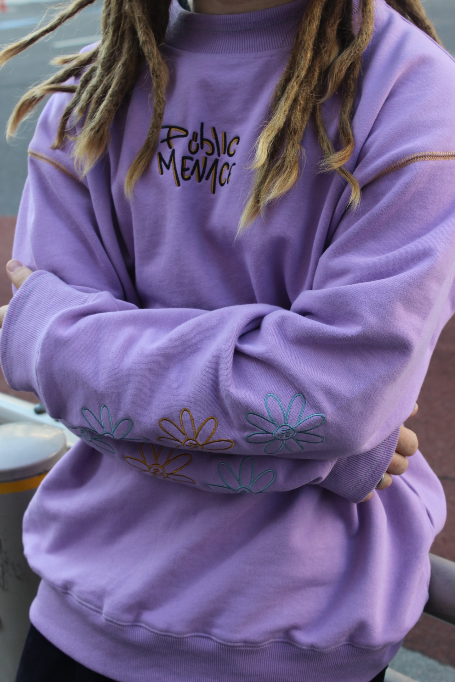 Dazed Embroidered Crewneck