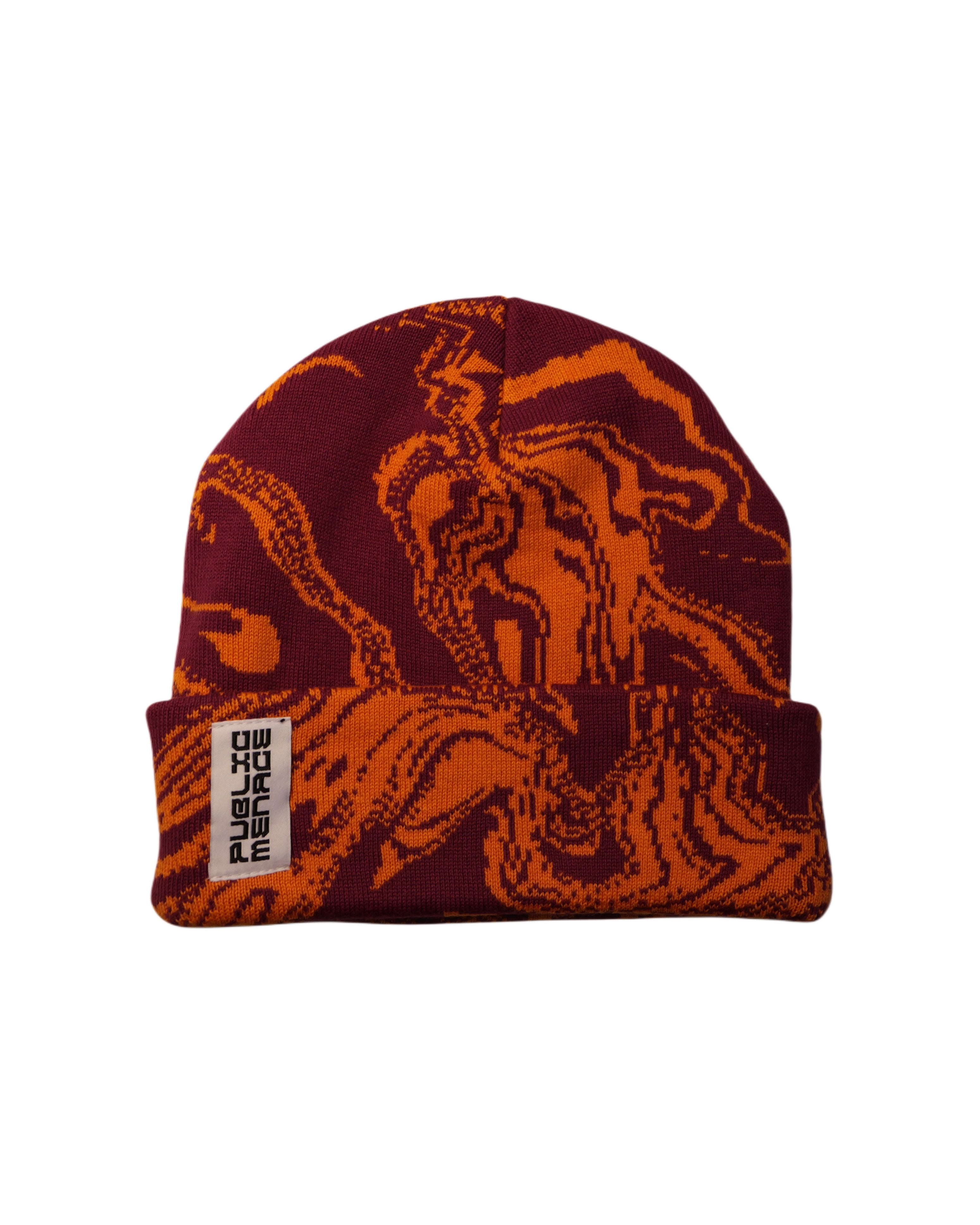 Orange Oil Beanie