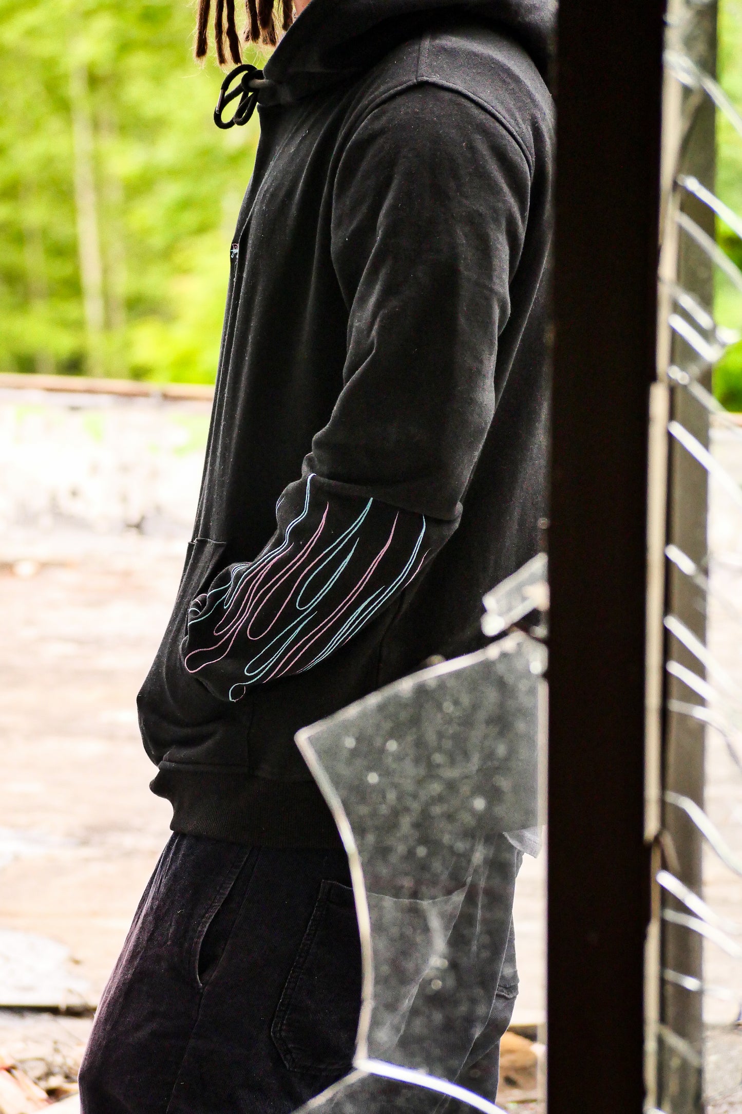 Black Flame Hoodie