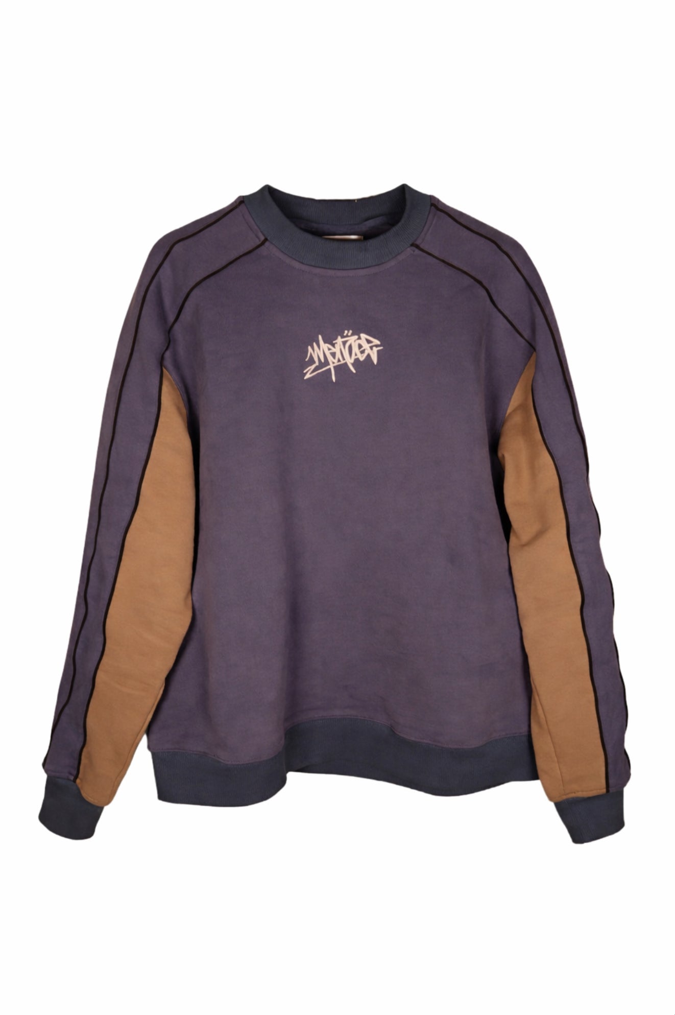 Blue Pannel Crewneck