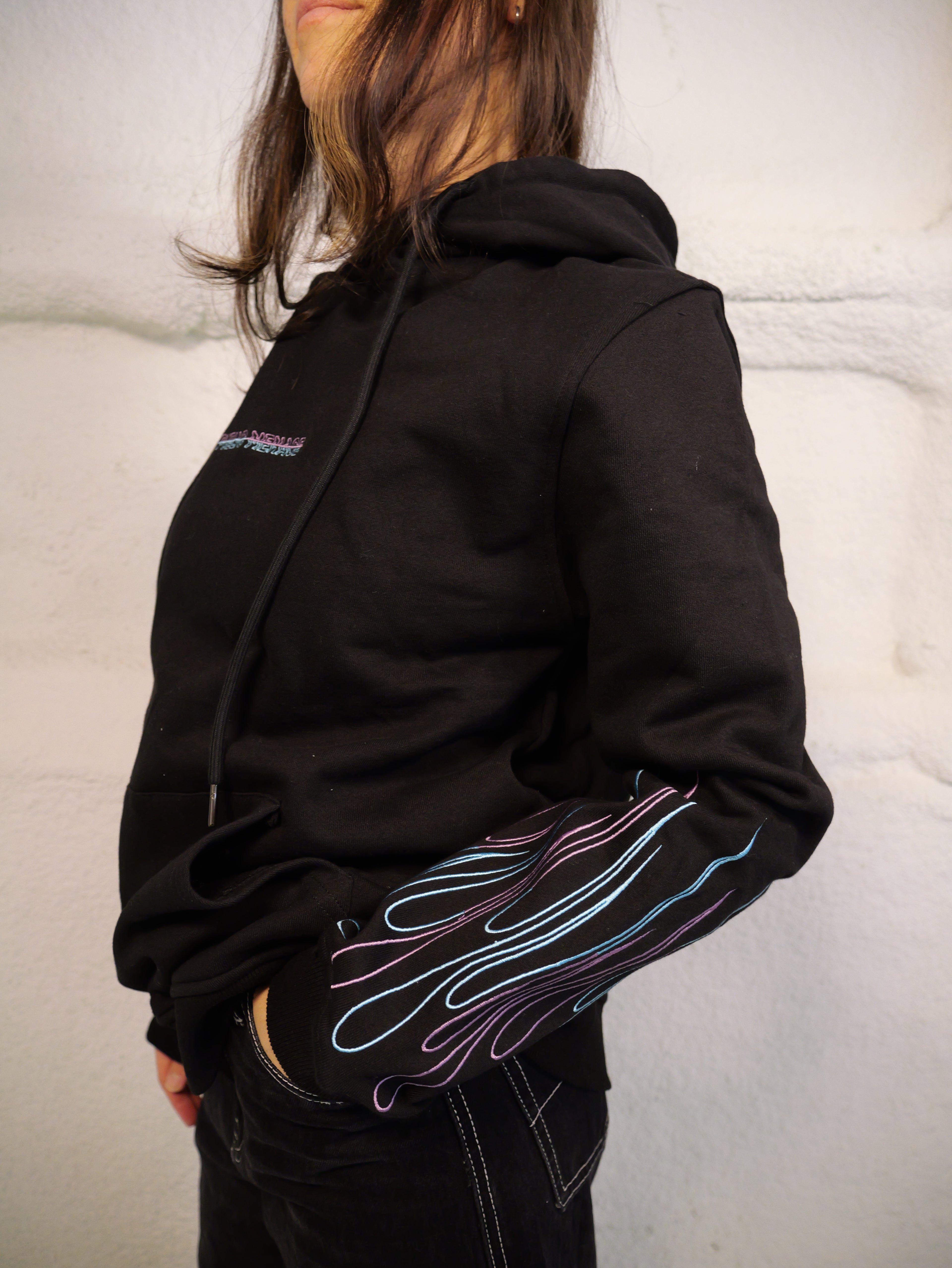 Black Flame Hoodie