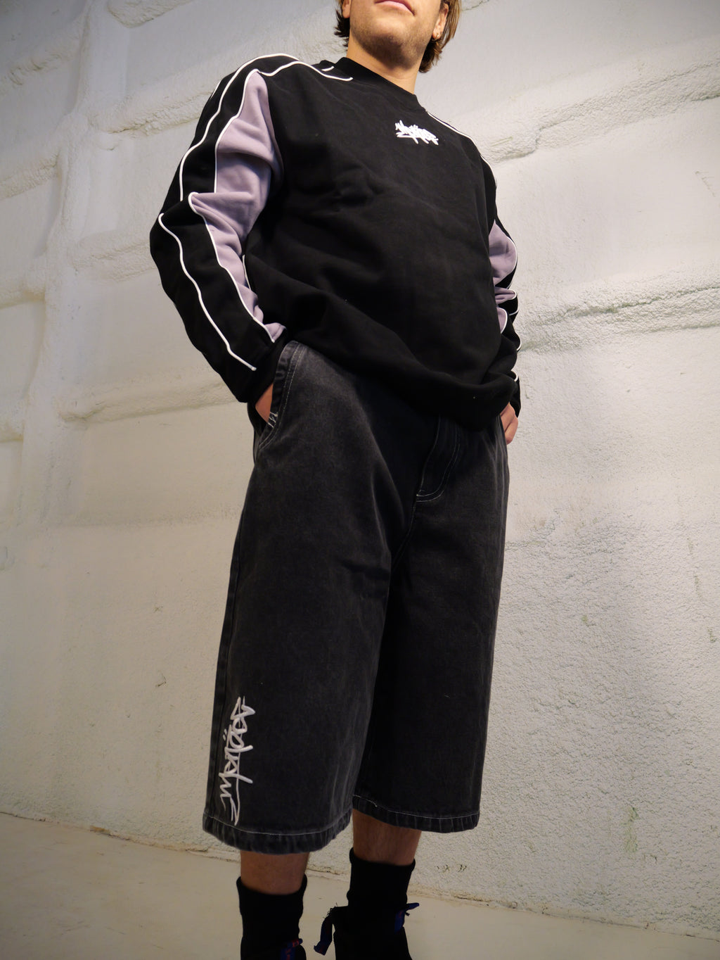 Menace Jean Shorts