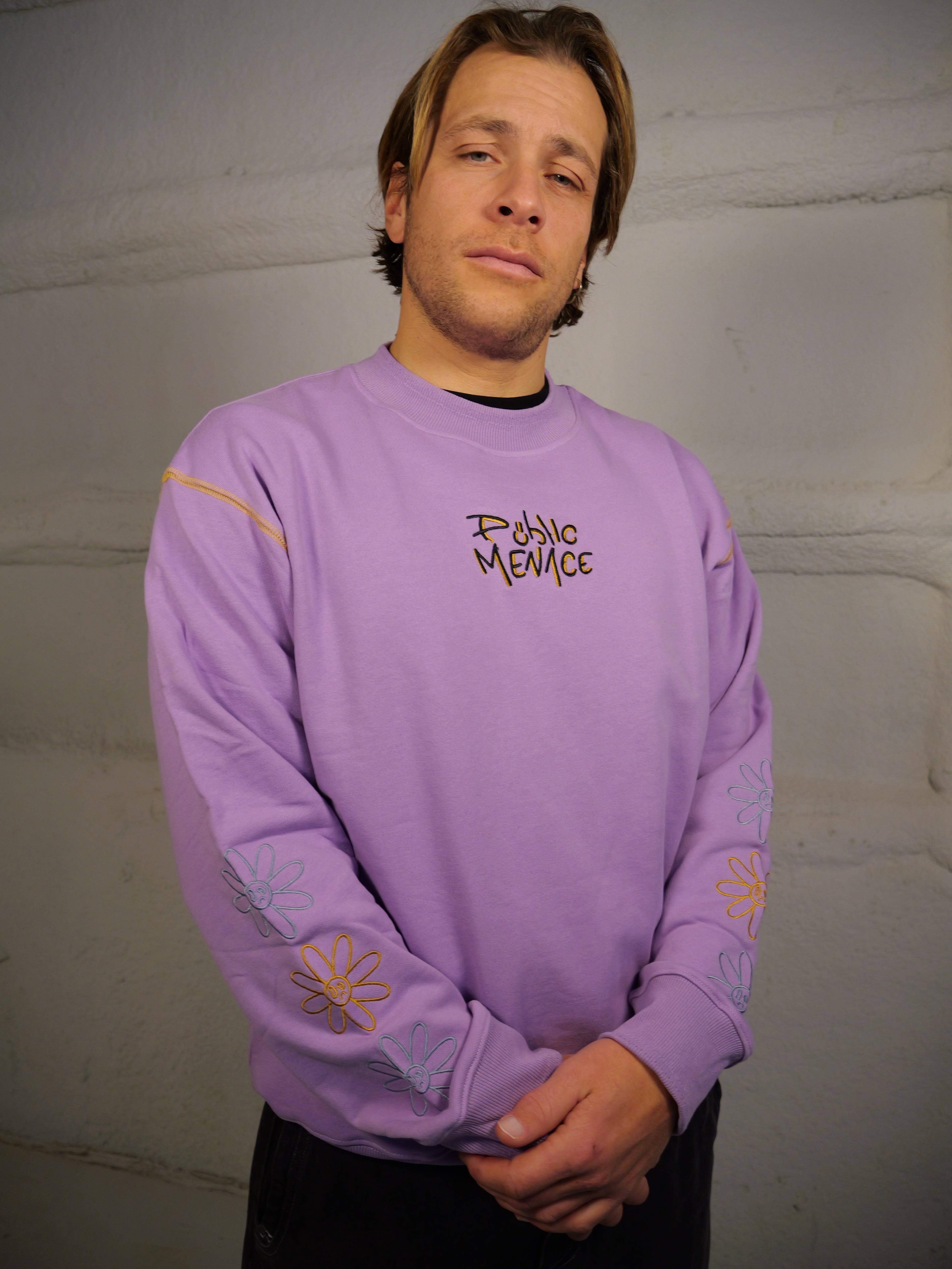 Dazed Embroidered Crewneck